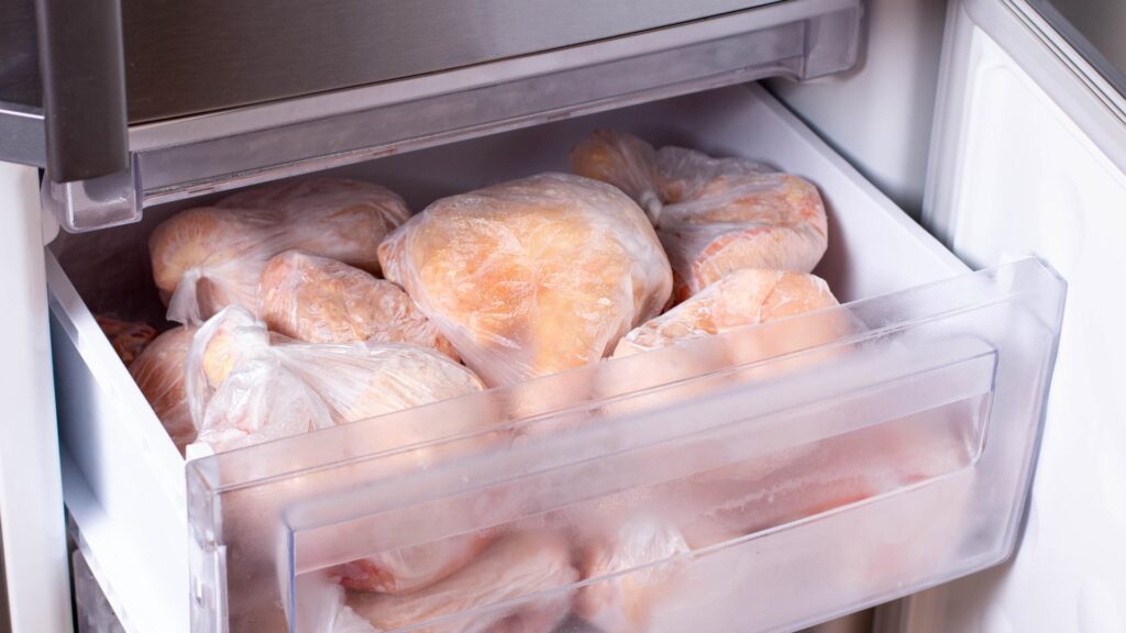 Carne in freezer