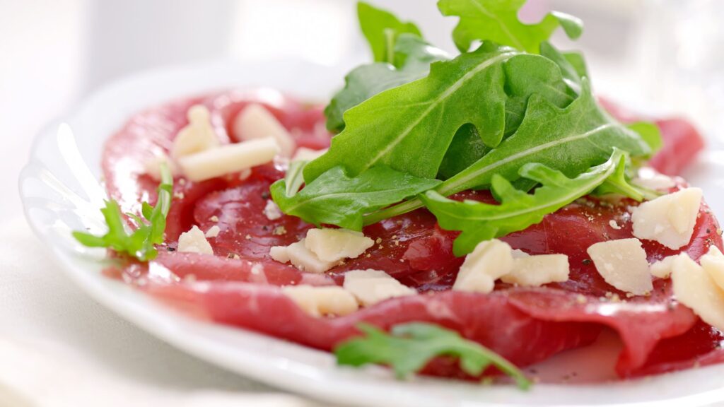 Carpaccio crudo di carne